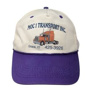 MOC 1 Transport Inc. Grace ID Snapback Hat Multicolor One Size Adjustable